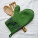 Handmade Felted Oven Mitt