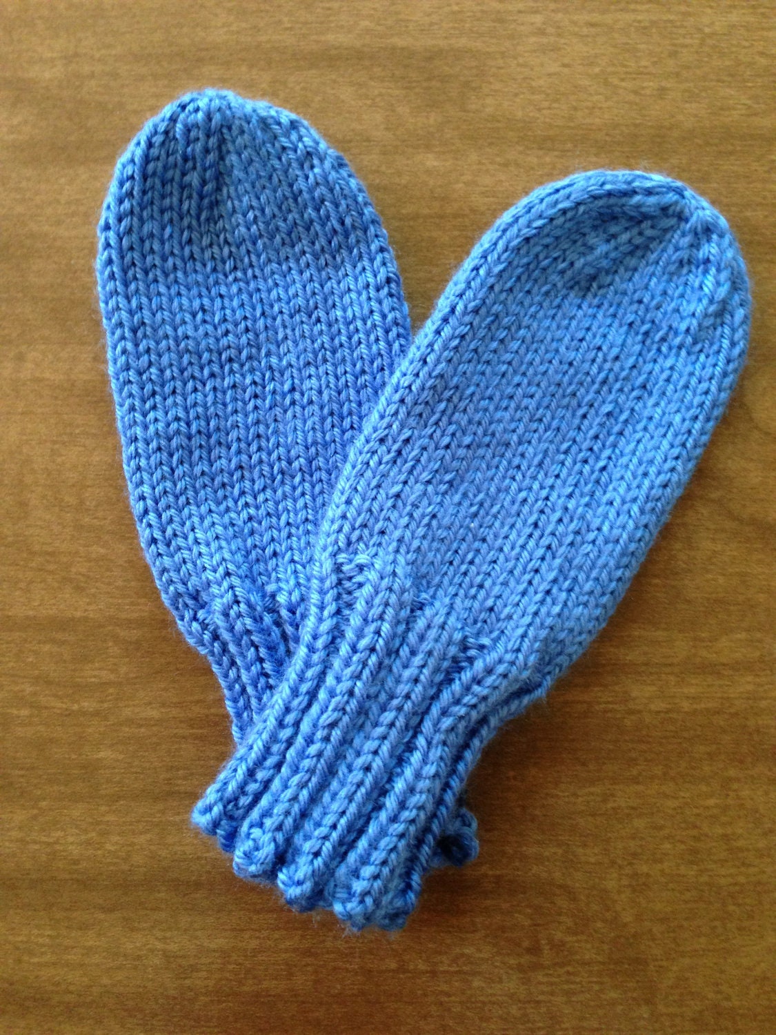 Baby Mittens Thumbless Hand-Knit for Infant to 1 Year