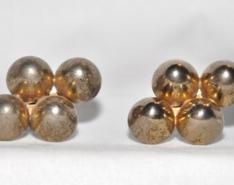 Vintage Sterling Silver Napier Earrings