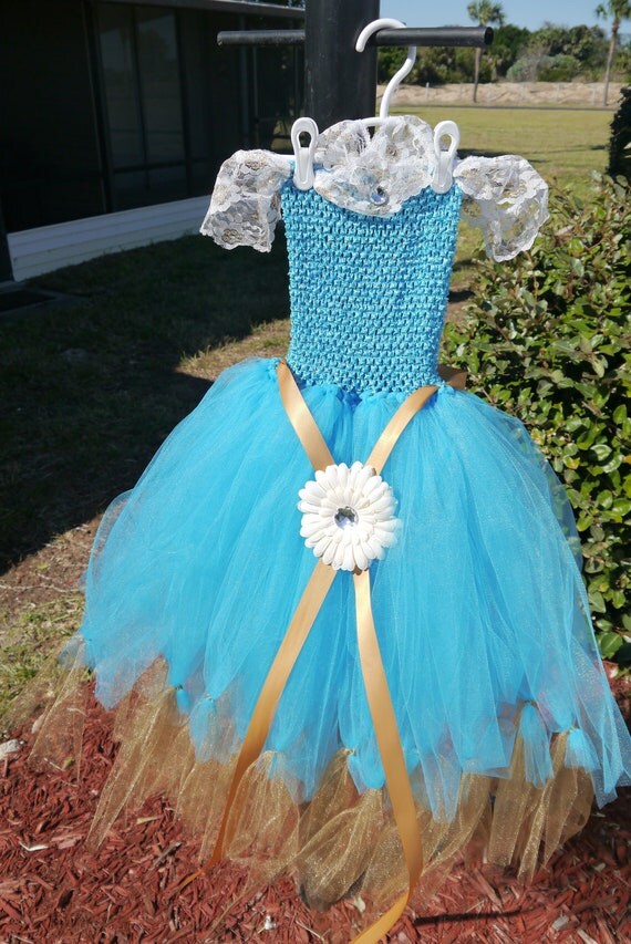 Loveheart Merida Girls Princess Dress