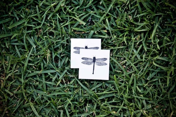 Fly temporary tattoo Set of 2