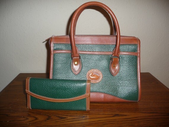 green dooney and bourke wallet