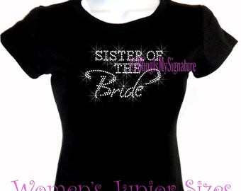 sister of the groom t shirt