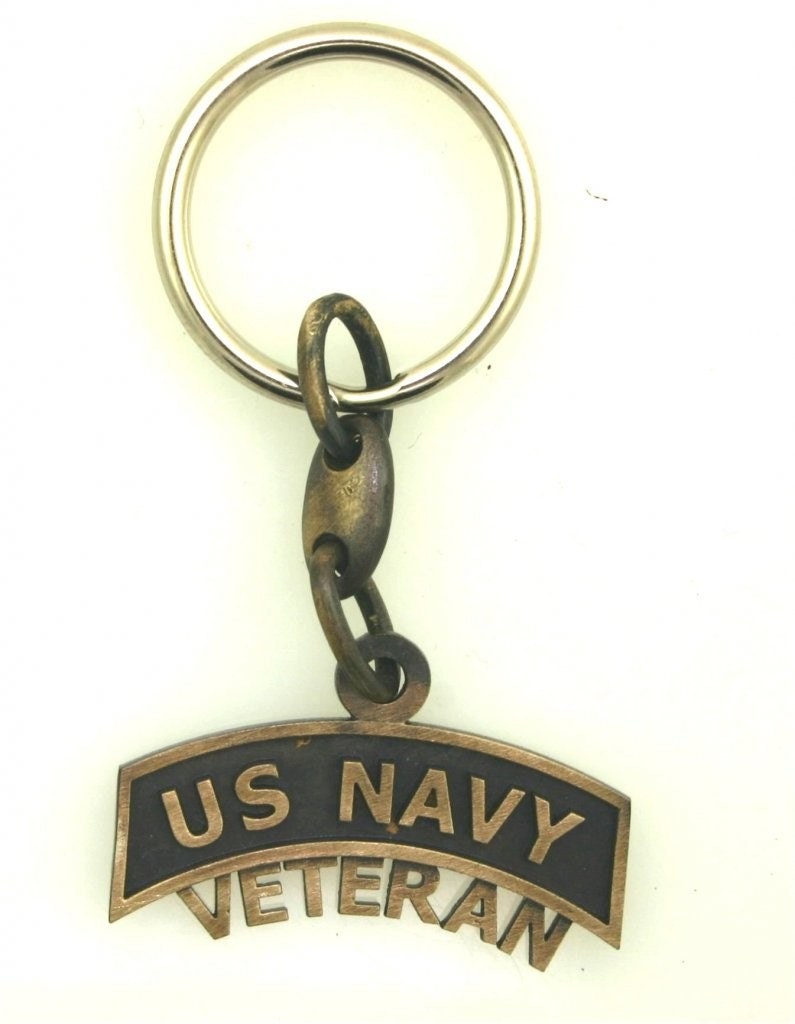 US Navy Veteran Key Chain