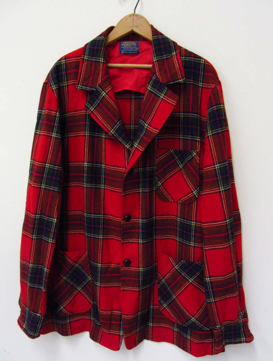 Vintage Mens Pendleton Wool Jacket XL