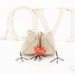 Valentine Burlap Birds with Personalized Heart Wedding Gift to Newly Weds Anniversary Gift