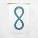Infinity Symbol Eco Kitchen Dish Towel, unique hostess gift, housewarming gift