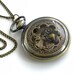 Time for Love - Pocket Watch Collage Steampunk Pendant