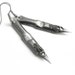 Inspired Writings - Vintage Pen Nibs - Intricate Silver on Steel Earrings Jewelry