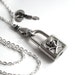 Locked Away - Steampunk Pendant Necklace Handmade Jewelry