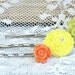 Flower Bobby Pins, Flower Hair Pins, Bobby Pin Set, Hair Accessories, Bright Colors