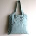 SALE - Dulce Tote Bag in light blue-aqua
