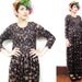 90s Babydoll Grunge Chocolate Velvet Maxi Dress (S/M)