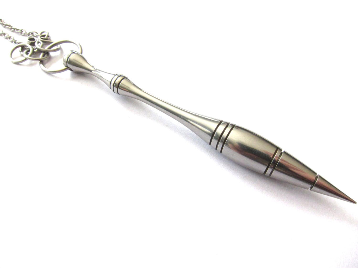 Johyo Rope Dart Necklace Rope Javelin Stainless Steel