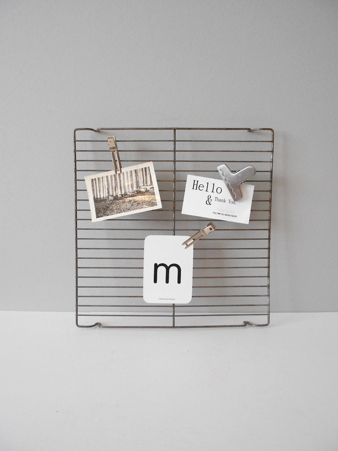 Repurposed Recycled Vintage Metal Baking Cooling Rack