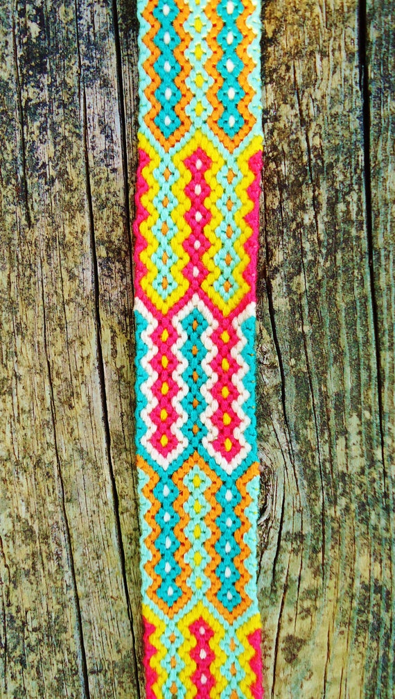 Items similar to Aztec Triangle Cuff Friendship Bracelet on Etsy