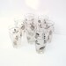 Vintage Frosted Glass Tumblers Drinking Glasses Libbey Glassware Mid Century Barware Fall Foliage Set of 7