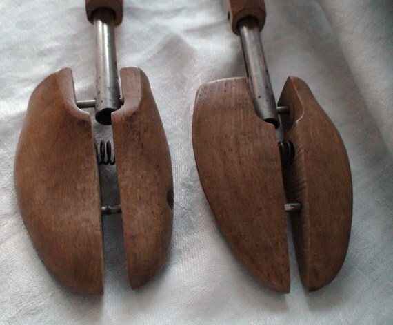 Antique Rochester Shoe Tree Company Pair of by vintageheartstrings