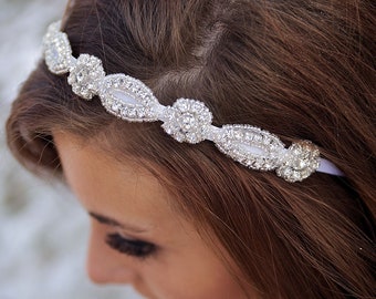 Wedding Headband, Wedding Accessories, Bridal Headband, Floral, Bridal Accessories, LANEY