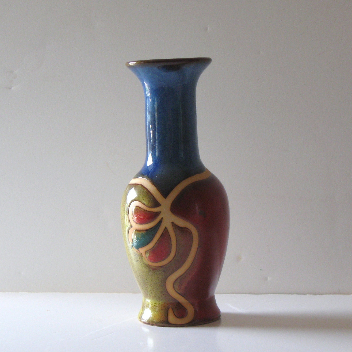 Mid century studio art pottery multi by katietwoshoesvintage