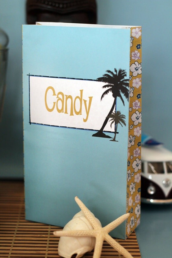 Vintage Surf Candy Bag Template - INSTANT DOWNLOAD - Printable Birthday Party Loot Bag Template Decorations by Sassaby Parties Il_570xn