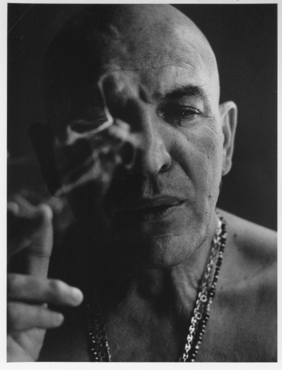 Original Black & White Portrait of Telly Savalas by MochasCorner