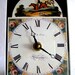 Vintage Clock R.N. Cox Pickering. English Rider with Hunting