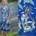 SALE Retro 50s Revival Rockabilly Hawaiian Dress