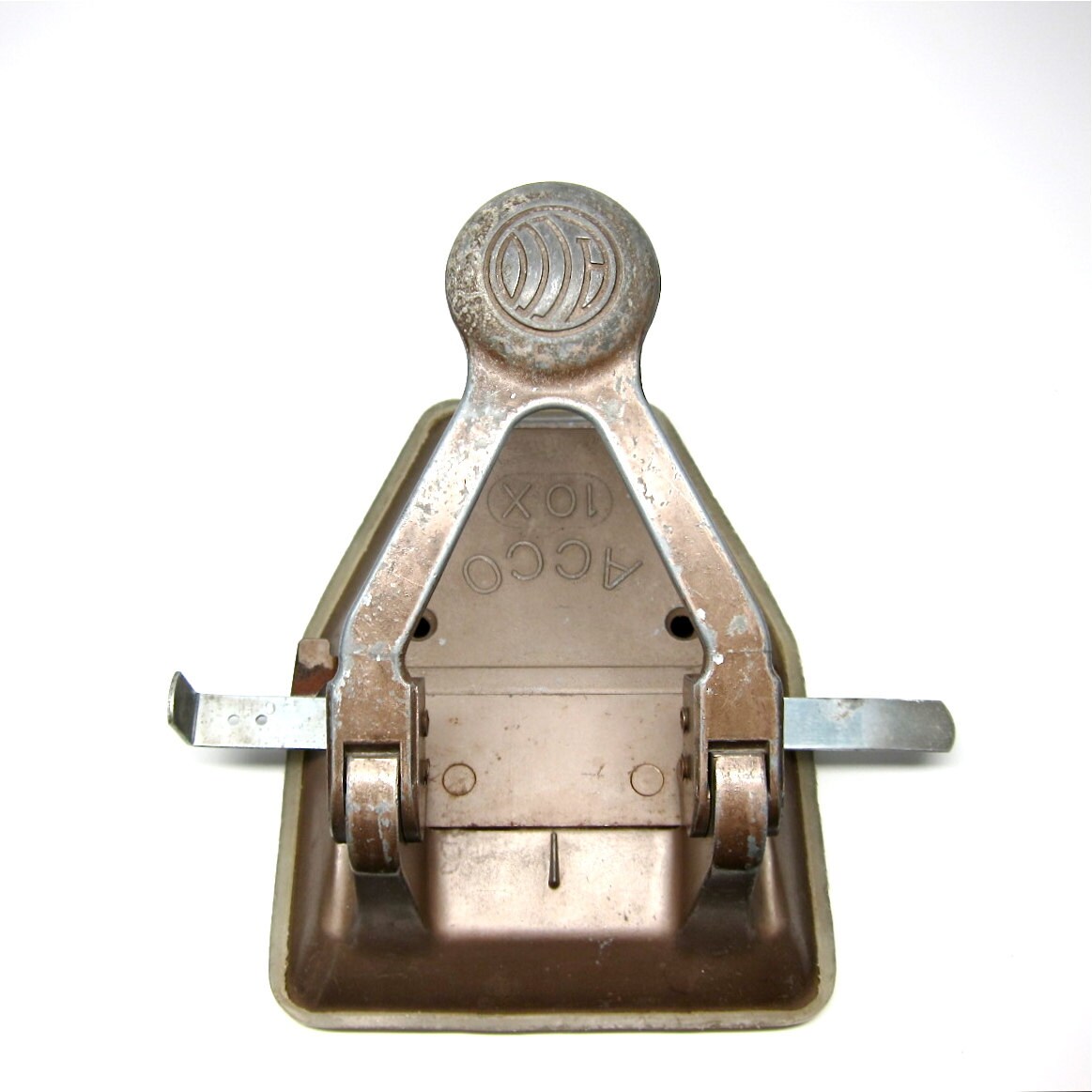 Two Hole Punch Vintage Paper Punch ACCO 10X Putty