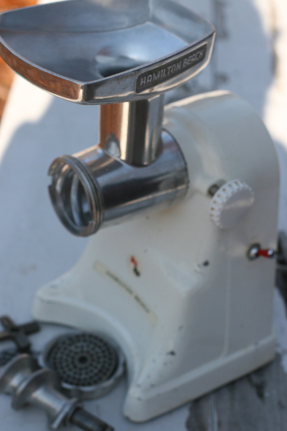 FINAL SALE Hamilton Beach Meat Grinder by vintageatmosphere