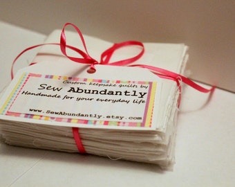 Sentiment Quilt Kit Alternative to Guest Books Signature Quilt for Baby Showers Graduations Retirements or Weddings