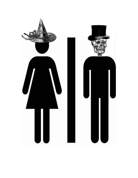 Bathroom Sign Halloween items similar to halloween restroom printable - witch and skeleton Bathroom Sign Halloween items similar to halloween restroom printable - witch and skeleton