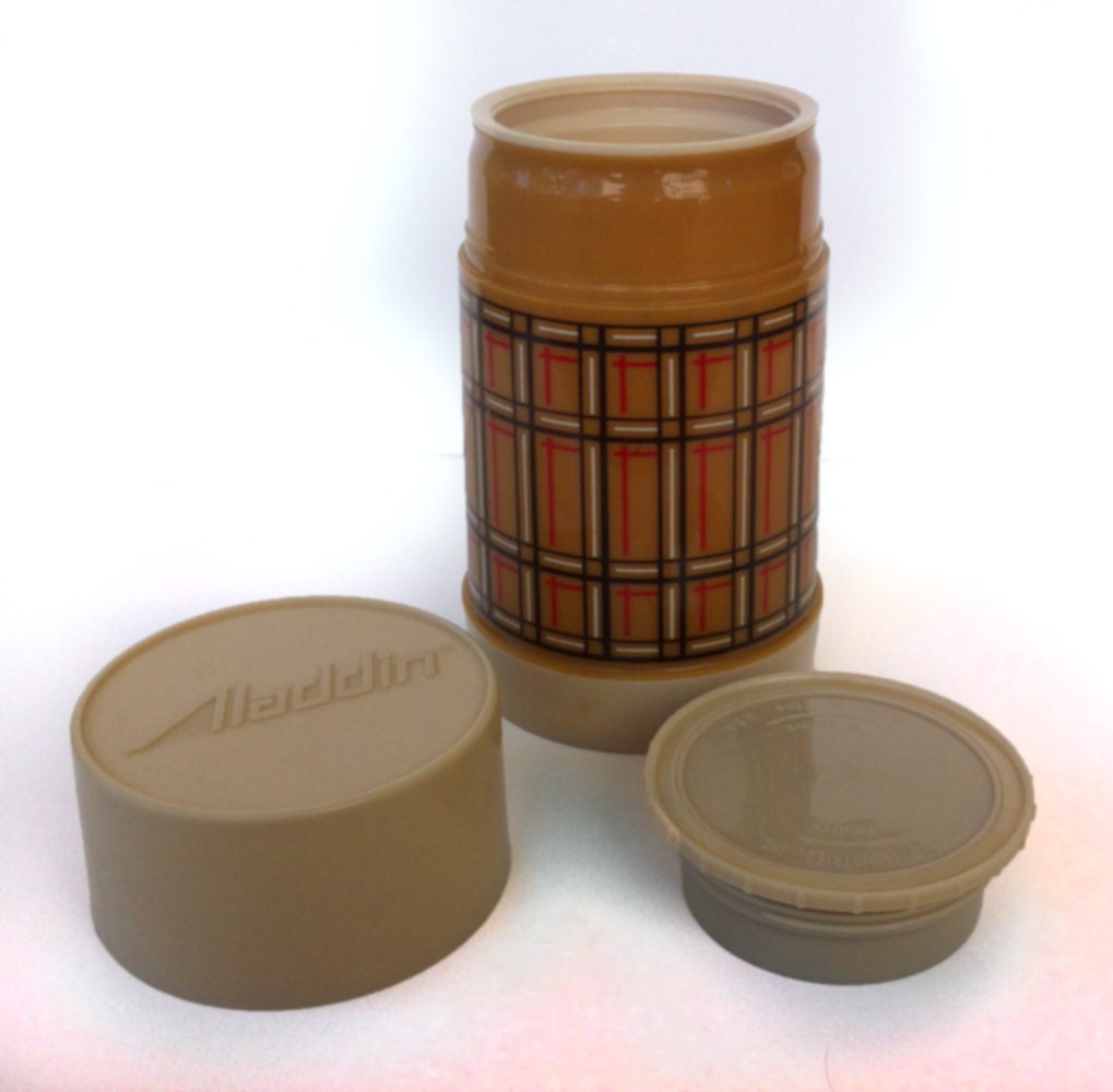 Aladdin Plaid Soup Thermos Bottle