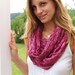 Pink Infinity Scarf Jersey Camo Womens Neck Scarf
