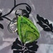Green Pakkawood Key Chain Fob (126)