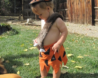 Bam Bam Costume made to order sizes 12 months, 2T, 3T, 4T