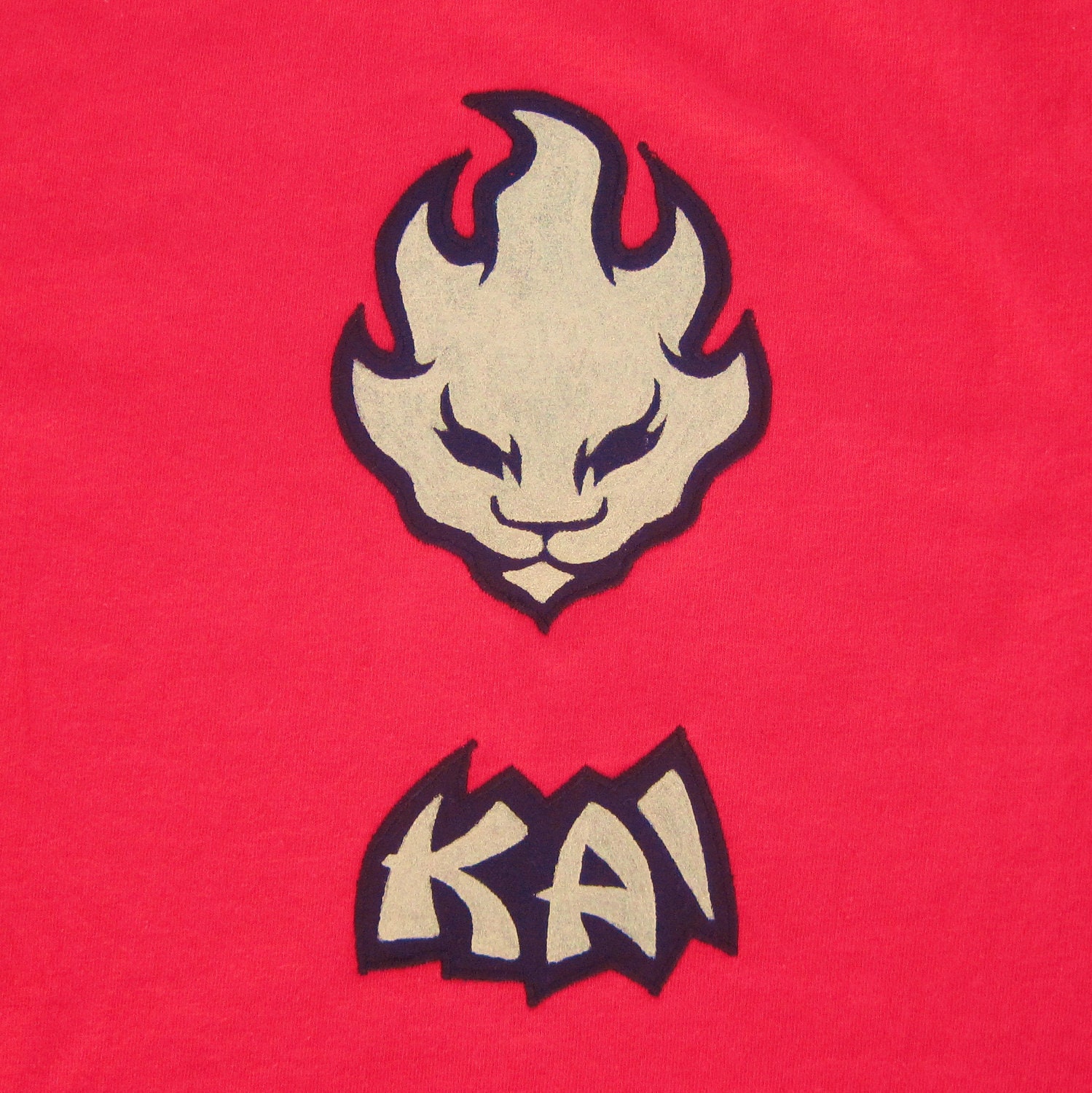 tshirt Lego Ninjago Kai the Red Ninja inspired