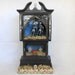 Gothic Shadow Box - Memento Mori - Clock Case - Altered Art