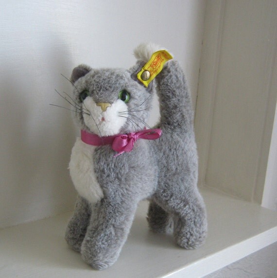 steiff stuffed cat