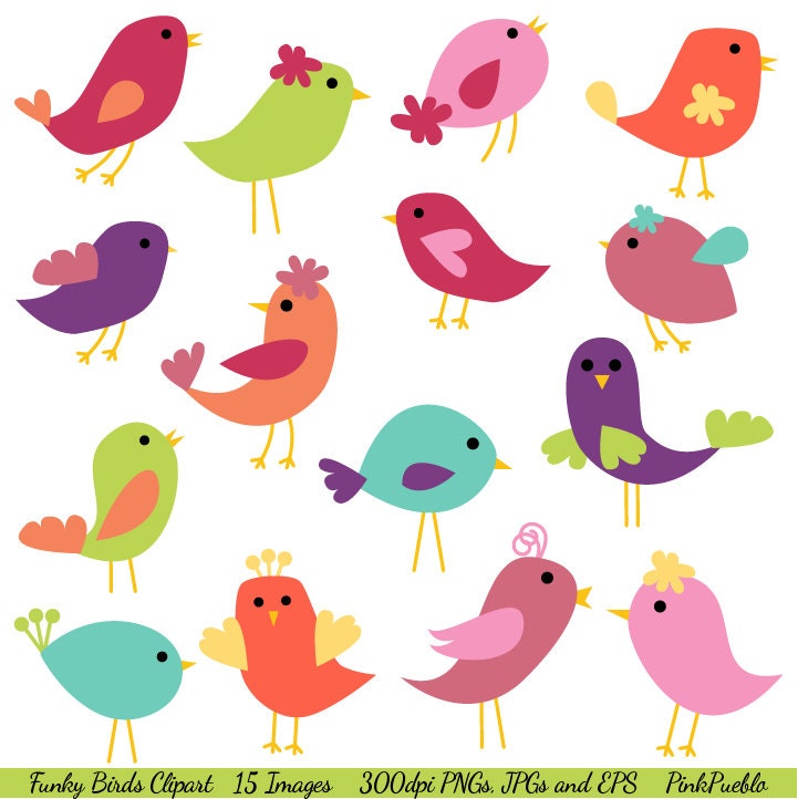 clip art birds illustrations - photo #26