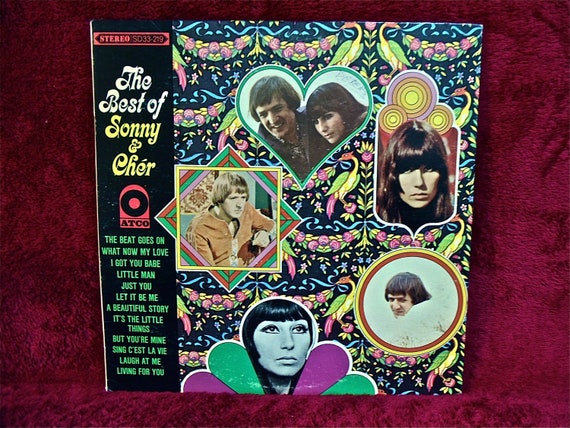 SONNY & CHER - The Best of Sonny and Cher - 1967 Vintage Vinyl Record Album