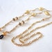 eyeglass chain, eyeglass holder, gold tone eyeglass chain, eyeglass necklace, November trends, Fall fashion, ooak, gift idea