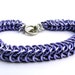 Chain Maille Bracelet, Purple Bracelet, Lavender Box Chain Bracelet, Purple Jump Ring Bracelet