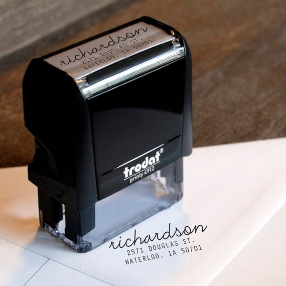 Personalized Return Address Stamp Self Inking