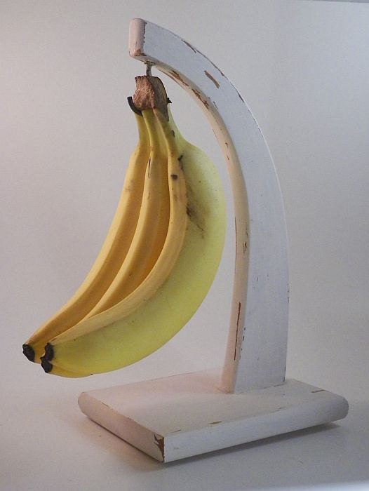 ON SALEShabby Kitchen Decor Banana Hanger Holder Wooden