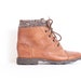 Vtg Pointy Rusty Brown Granny Ankle Boot S 7