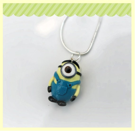 Despicable Me Minion Necklace Stewart by DaintyandDelightful