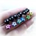 Soot sprites earrings, soot balls mismatched stud earrings, Spirited Away geek earrings, geek jewelry