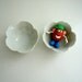 Vintage Tulip or Lotus Bowls in White in Perfect Condition from the 1960s
