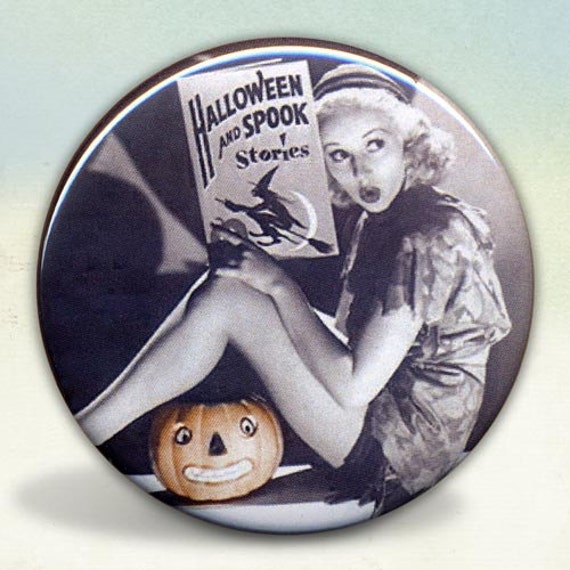 Betty Grable Spooky Halloween pocket mirror tartx